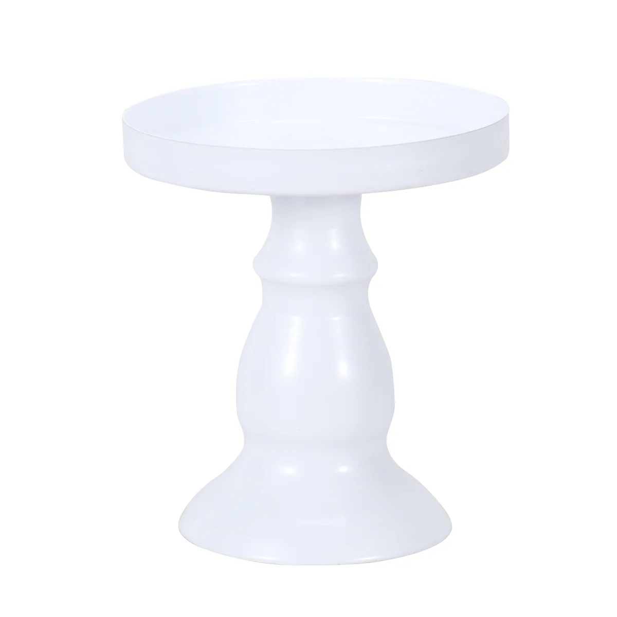 Cake Display Stand with Cover Cupcake Holder Lid White Dessert Show Rack Dish High Snack