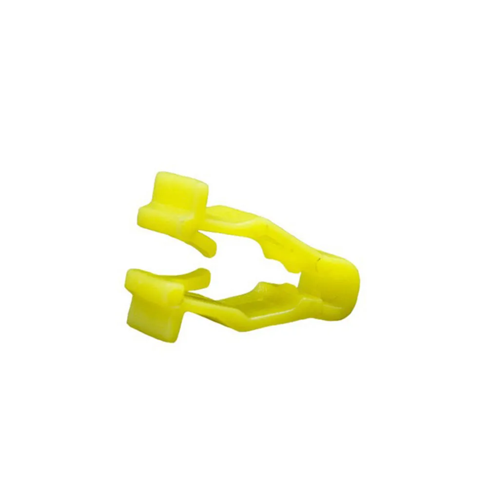 Clip de couverture de corps à pression jaune identique à la pièce Honda 1 pièce évite desserrage jaune pour moto facile à installer