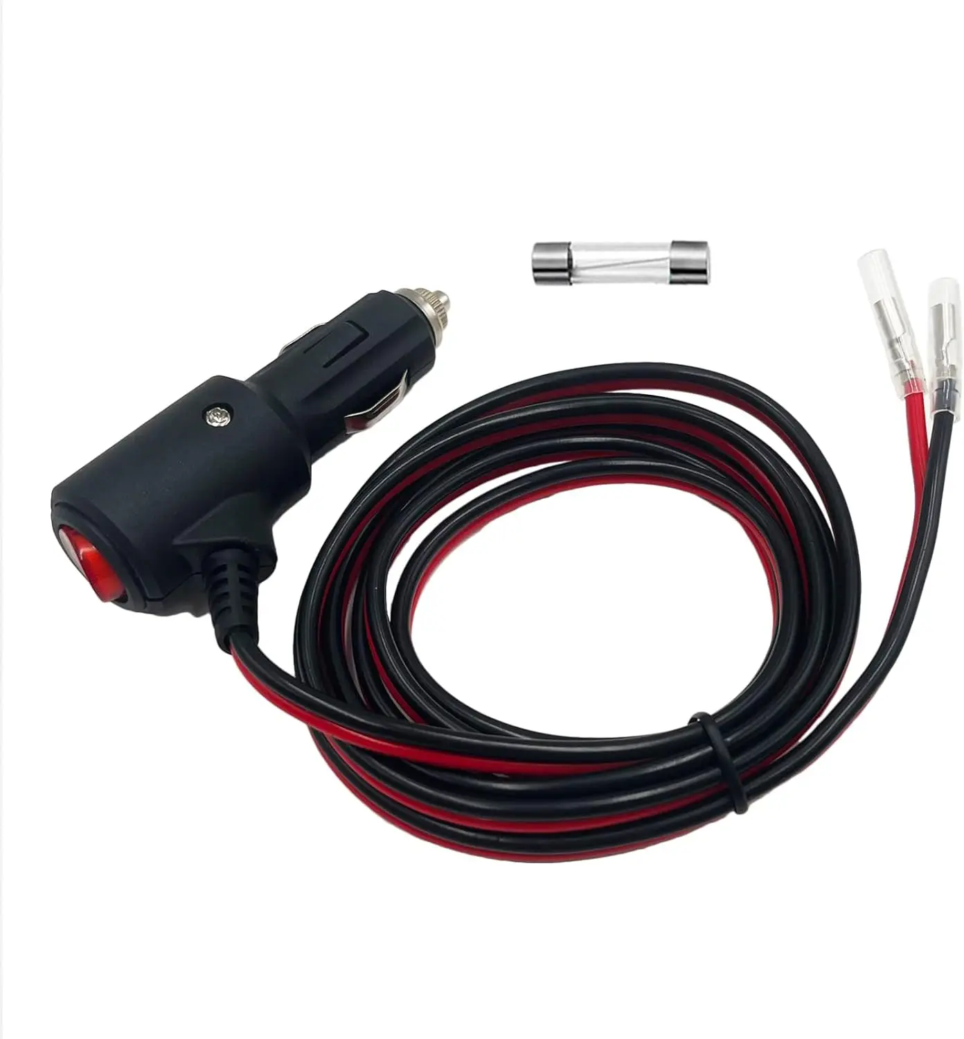 cigarette lighter extension with switch 12/24V Copper Lighter Socket Plug Connector Extension Wire Male Car  Cigarette Cable w/ On-Off Switch for Automobile Refit DC