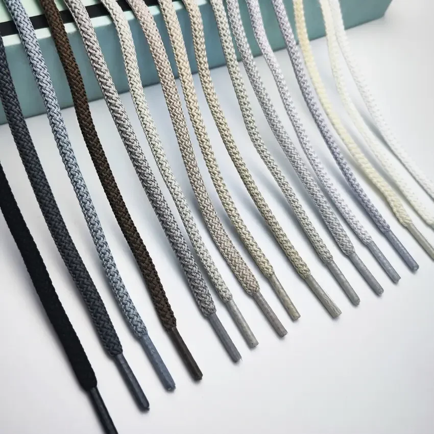 

Semicircular herringbone pattern shoelaces are suitable for Fei Daddy shoelaces, men's and women's sports shoelaces, Daddy shoel