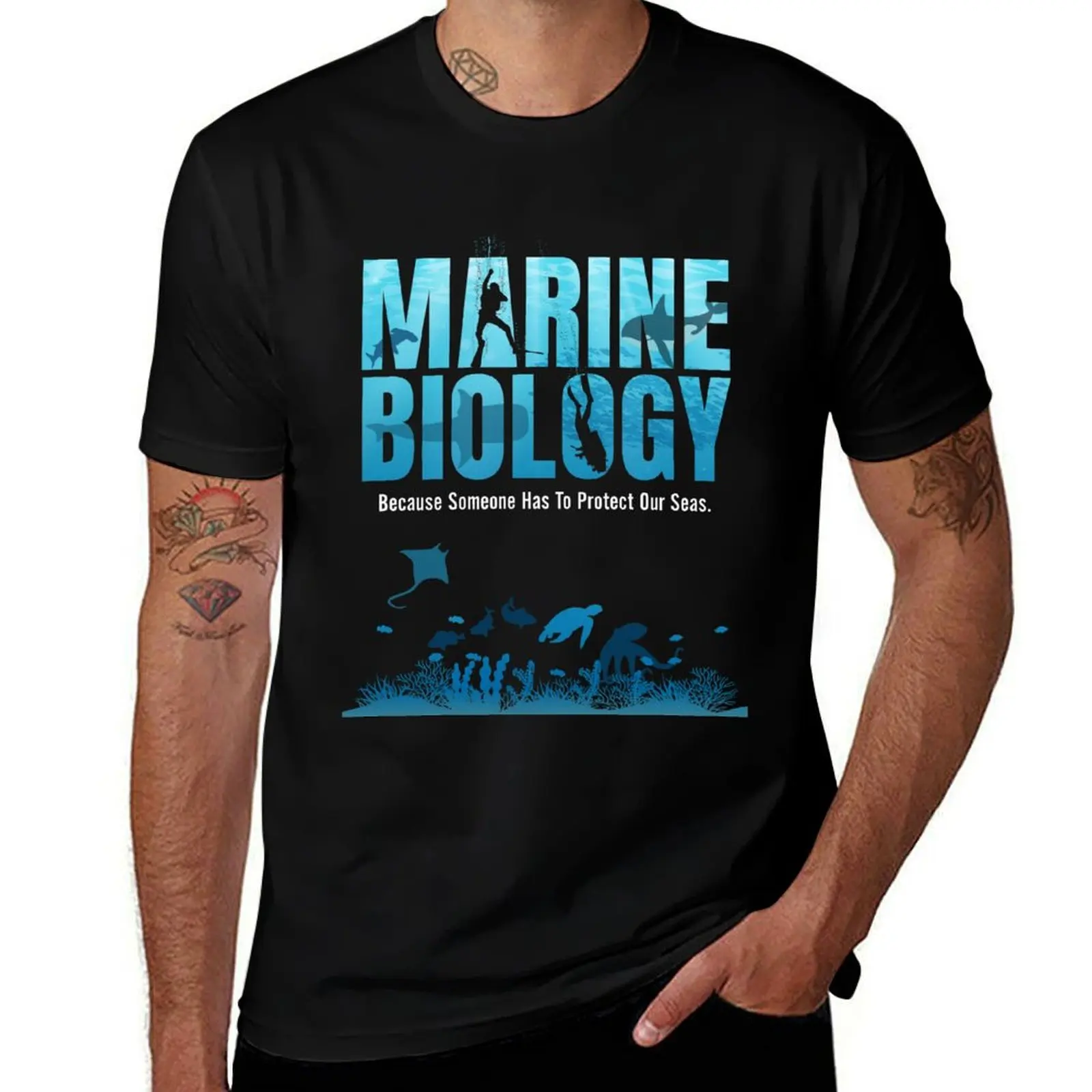 Marine Biology Shirt For Marine Biologists Ecologists Environmental Activists Tees T-Shirt