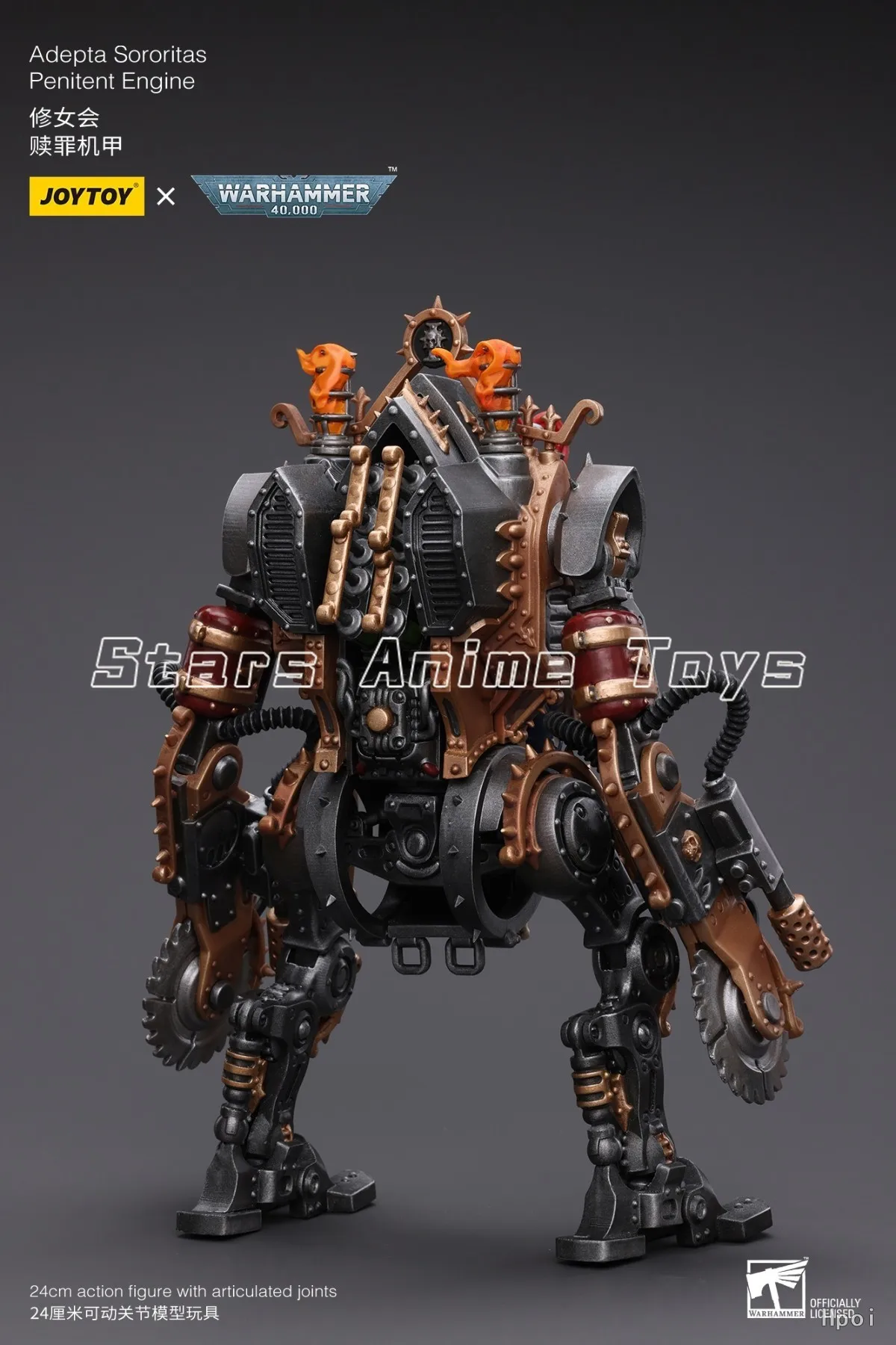 

Original JOYTOY 1/18 Action Fique Warhammer 40000 Adepta Sororitas Penitent Engine Model Toy