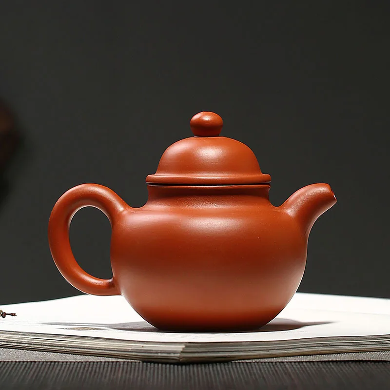 300CC Chinese Ore Beauty Kettle Yixing Clay Teapot Puer Tea Set Spherical Tea Pot Kung Fu Zisha Teaware Fine Gift