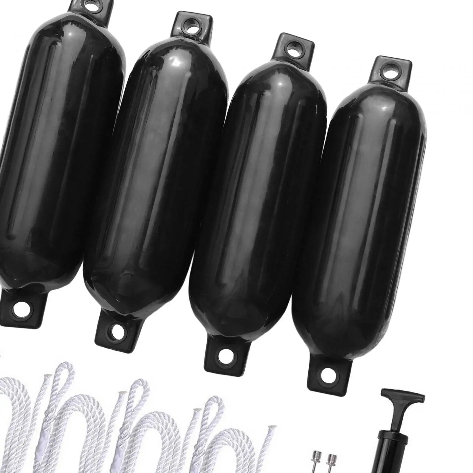 4x قارب البحرية لرسو السفن مضلع عيون مزدوجة قارب رباط العوامة قارب بحري قابل للنفخ لصيد الأسماك والقوارب العائمة واليخوت #5