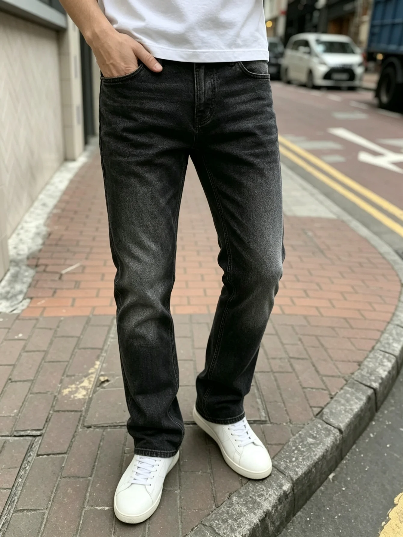 Trend‑Forward Y2K Men Skinny Jeans, American Street Denim Pants, Practical Gift for Lover or Husband for Urban Street Style