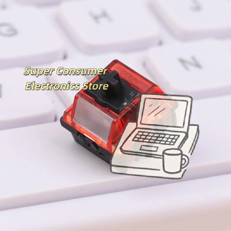 Geonworks Raptor HE V2 Switch Set - Prelubed Hall Effect Switches Compatible with Wooting 60HE/Two HE Keyboards