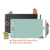 Tableta gráfica inalámbrica GAOMON de 16K niveles WH851, tableta con lápiz de conectividad Bluetooth 5,0, 8x5 pulgadas, dial intuitivo, 8 teclas de acceso directo