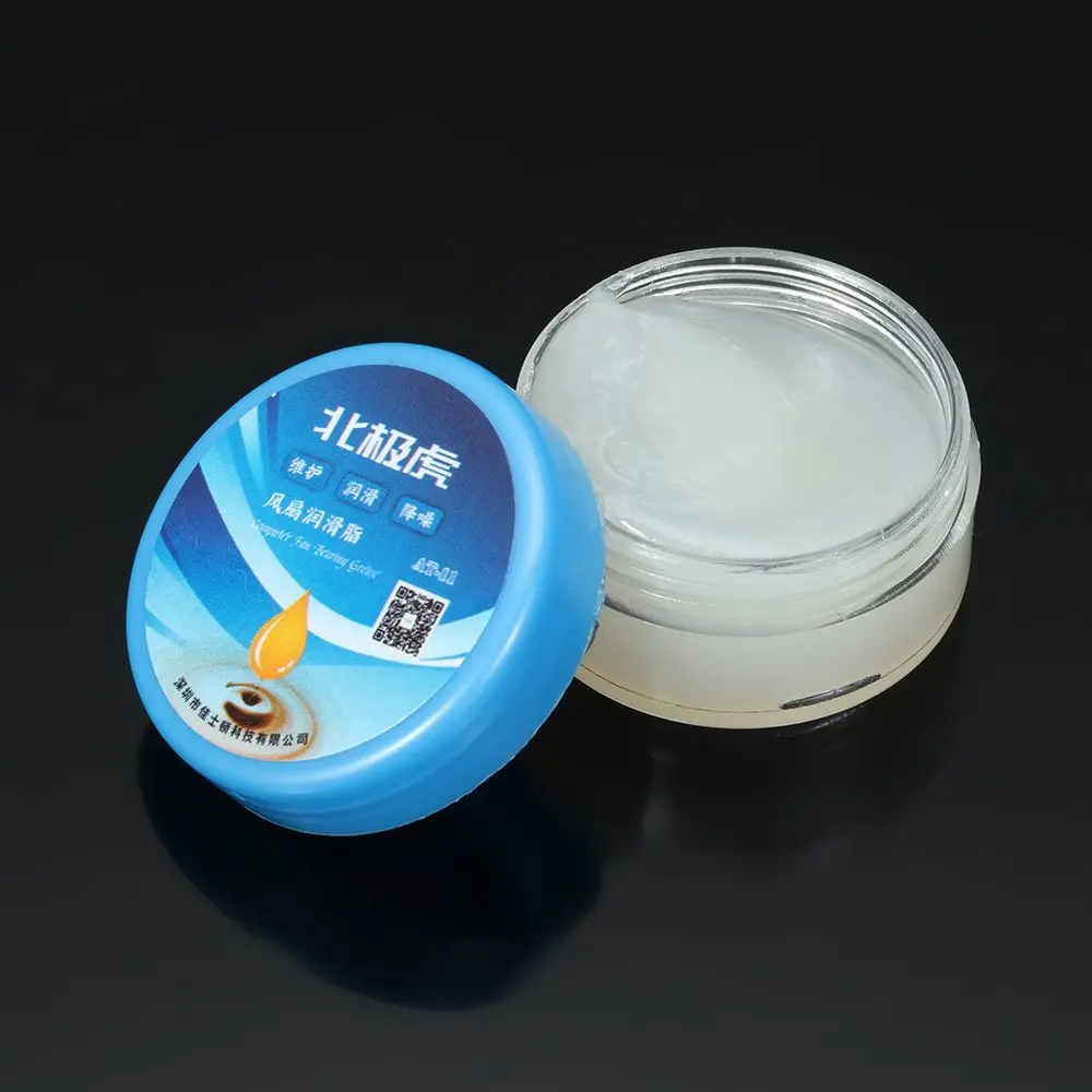 New 10ml White Grease Lubricating Oil Round Box Plastic Gear Bearing Oil Mechanical Equipment Power Tool Accessories