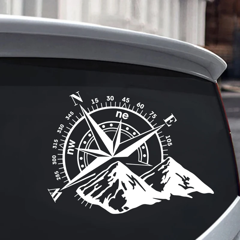 

JP exterior decoration Die Cut Vinyl Decals of various sizes for compass wind rose waterproof car decor cover scratch sticker
