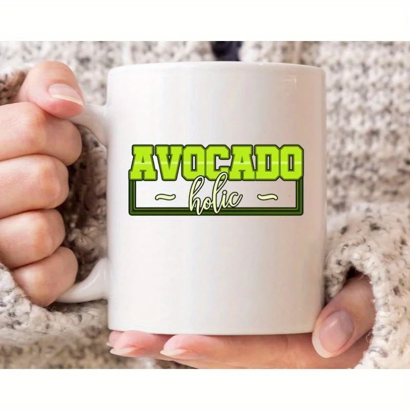 

Кружка с авокадовром, забавная кофейная чашка с авокадо для вегетанов и вегетариантов, милая кетогенная гуакамоле, идея подарка для любителей авокадо