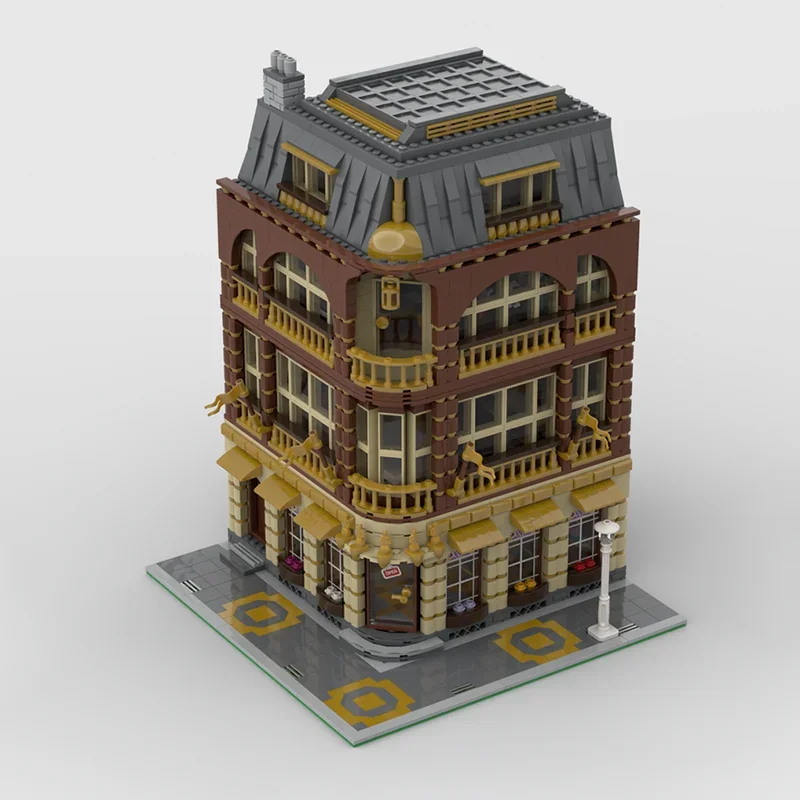 Street View รุ่น Moc Building Blocks ModularSewing Workshop Store รุ่นเทคโนโลยี Modular อิฐ DIY ของเล่นก่อสร้างของขวัญ