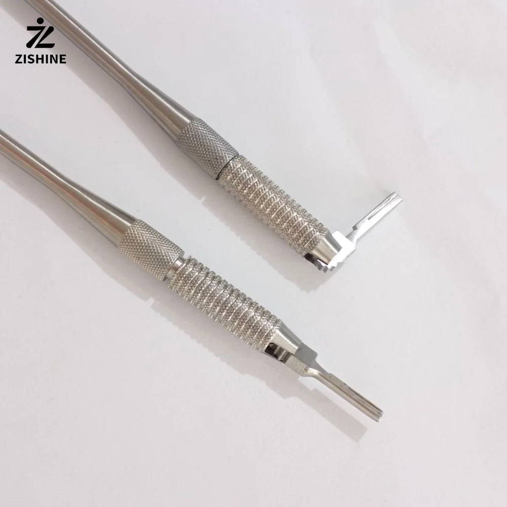 Autoclavable Dental Rotating Knife Handle 180 Degree Adjustable Surgical Blade Scalpel Handle 1/2Pcs Dentistry Tool
