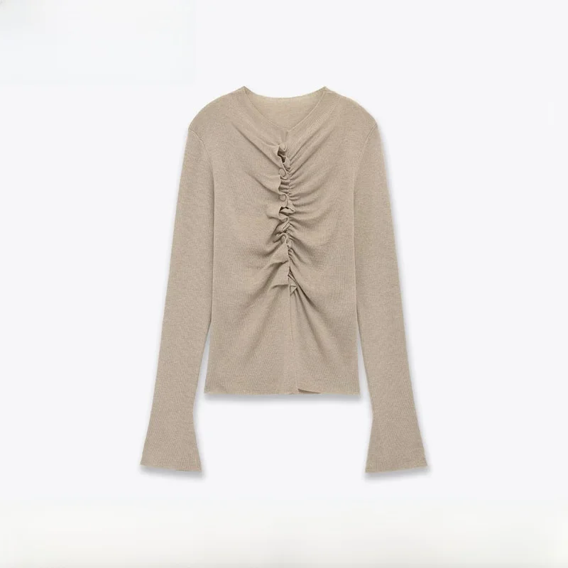 

Faionable round Ne Diamond Knitted Jaet Women's Street Sle Slim Fit Long Sve Polyester Fiber Warm Outerwear