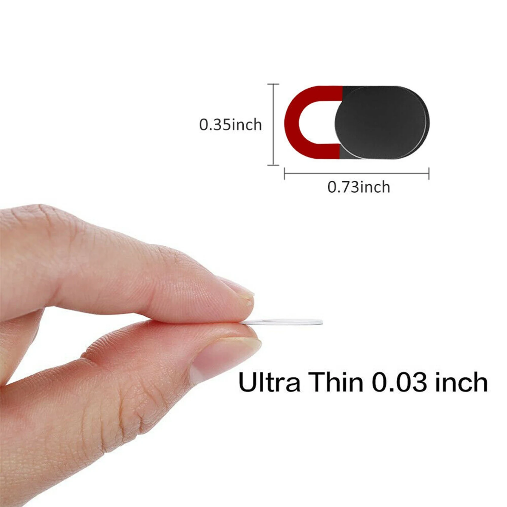 A96T 12er-Pack Webcam-Abdeckung Slide Ultra Thin Round Laptop-Kamera-Abdeckung Slide Privacy Protection für Computer Pro