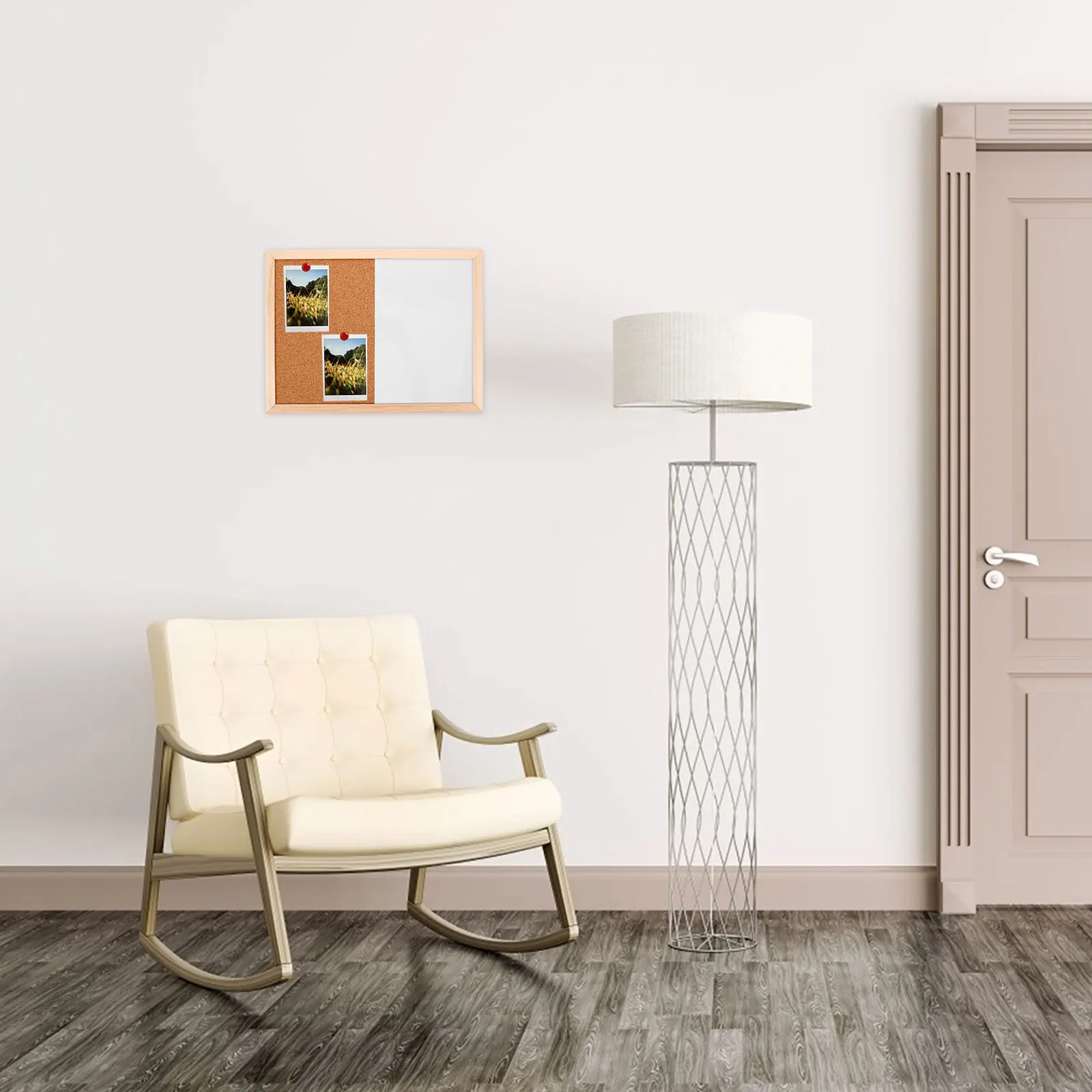 Cork Memo Inch Natural Wood Frame Home Message For Notes Magnetic Bulletin Board Photos Display Wall Decor Bulletin Board