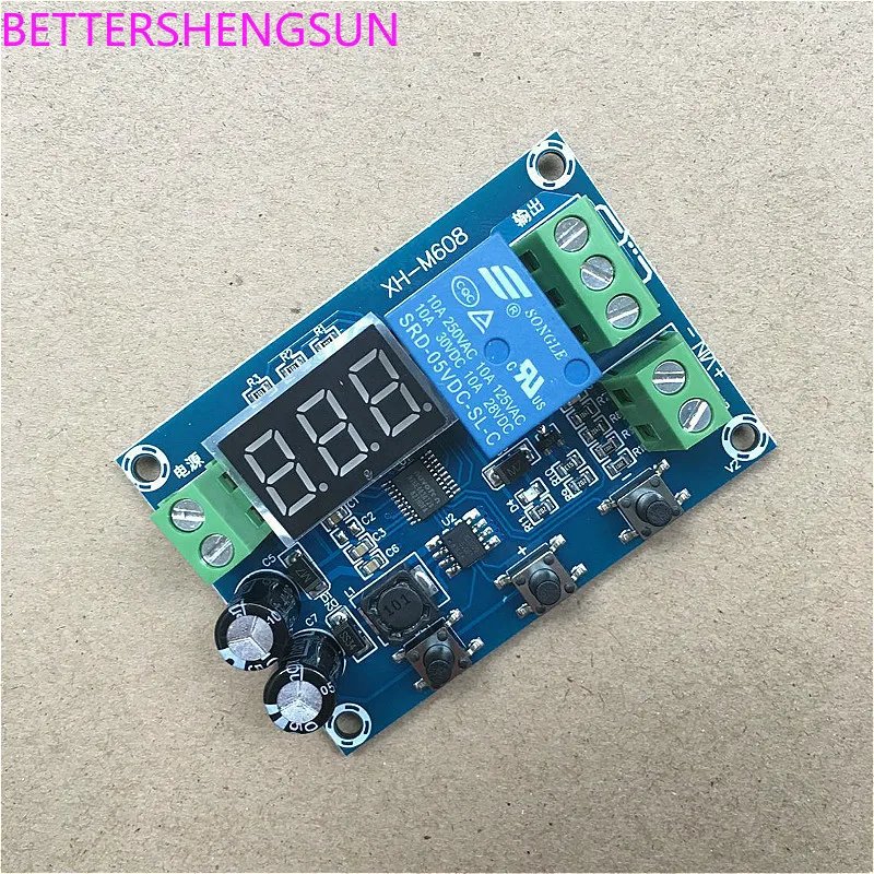 XH-M608   Battery Charge and Discharge Module Integrated Voltmeter
