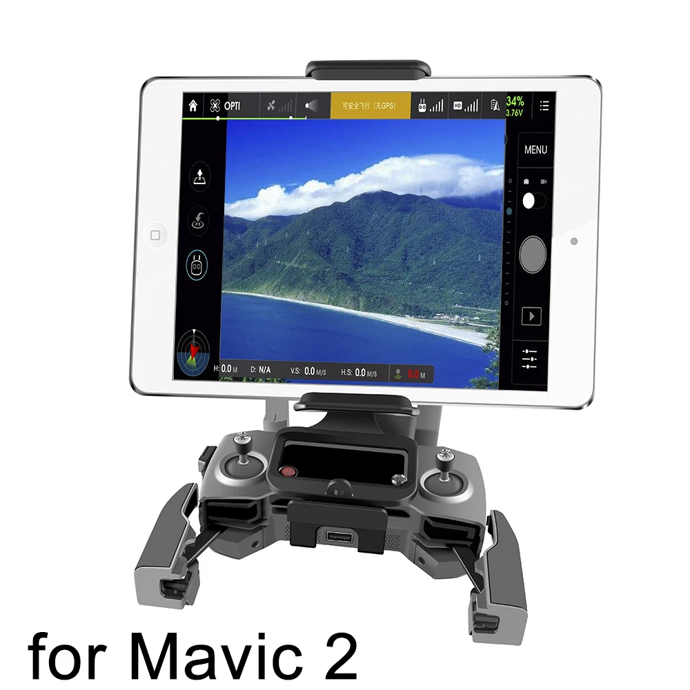 Remote Control Bracket for DJI Mavic MINI/PRO/2 Pro Zoom/Spark/AIR/Mini/ Monitor Front Phone Tablet Mount Clip Accessory