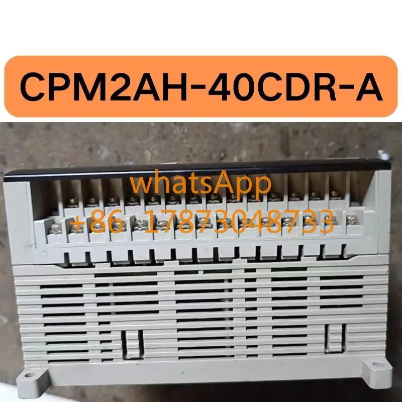 Used CPM2AH-40CDR-A PLC controller tested OK function intact