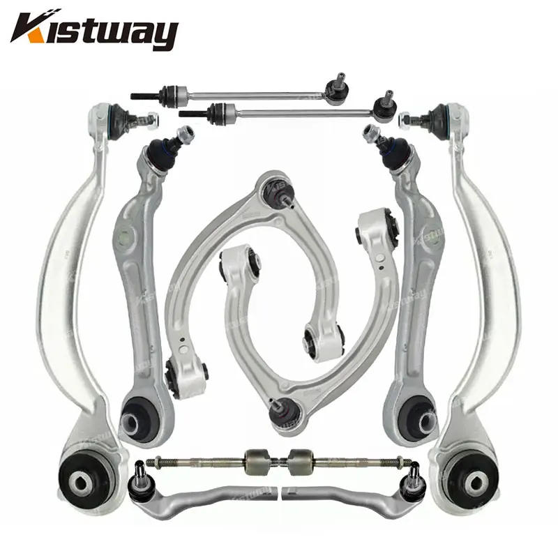 

12PCS Front Suspension Ball Joint Stabilizer Link Tie Rod Control Arm Kit For Mercedes-Benz W221 W216 4Matic S400 S550 S63 AMG