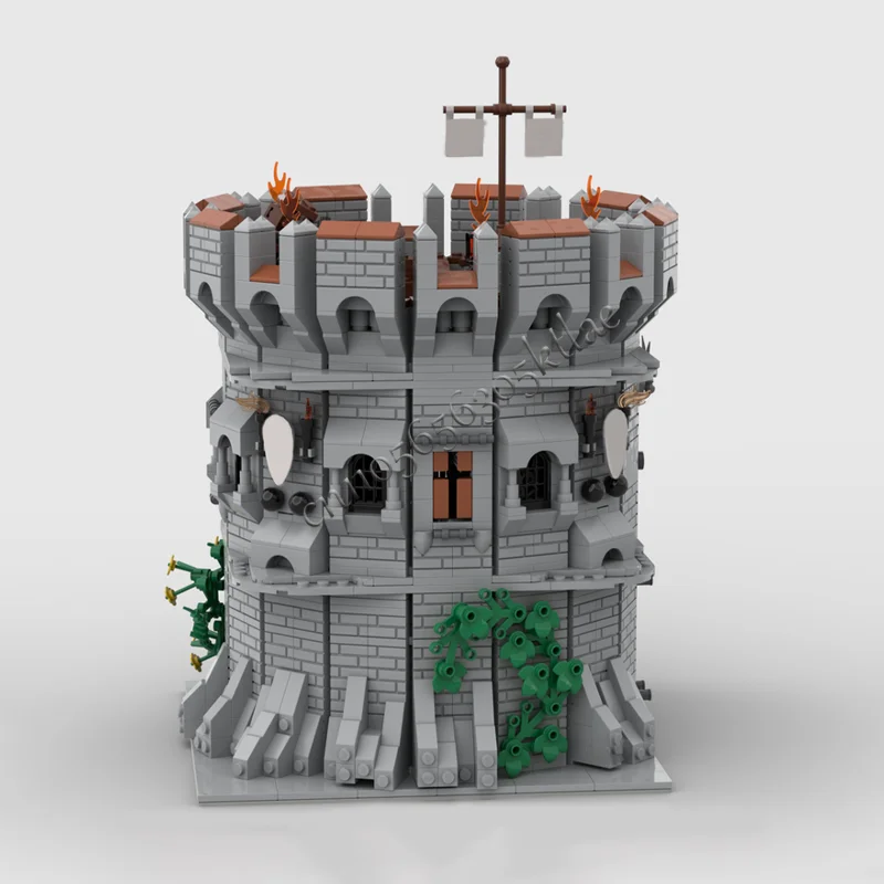 New 2283 PCS MOC Castle Tower High Rise Building Block Model Children Puzzle Educational Assembly Popular Birthday Surprise Gift