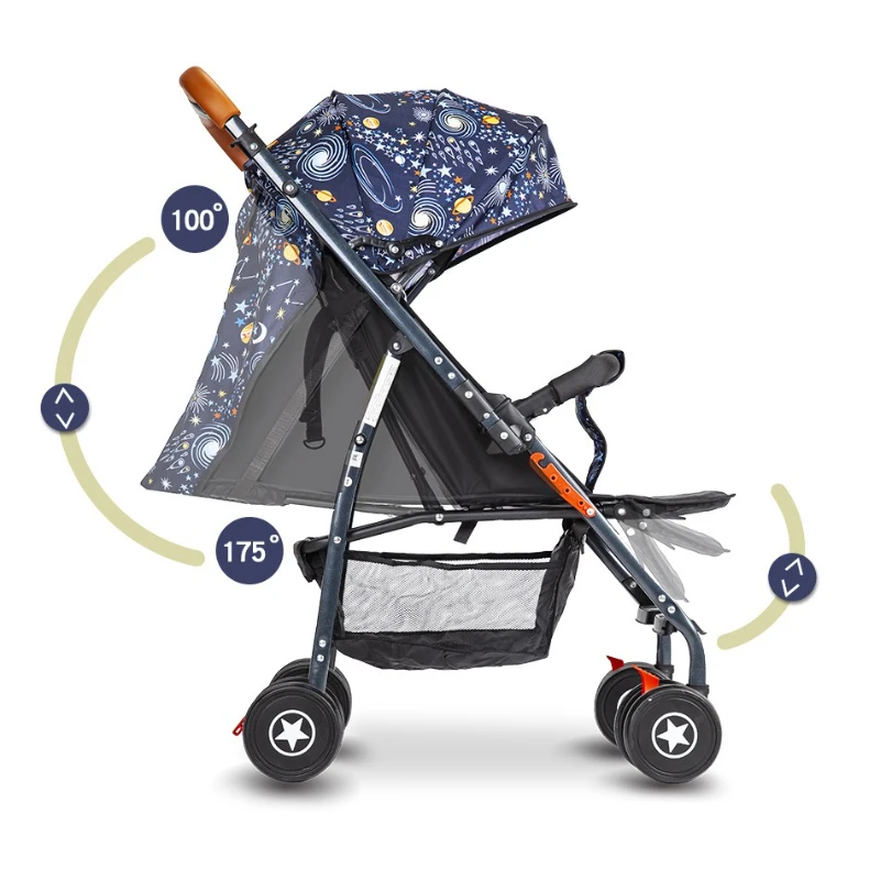 

New High-end Bidirectional Baby Stroller, Shock-absorbing and Lightweight Portable Stroller for Newborns Baby Stroller