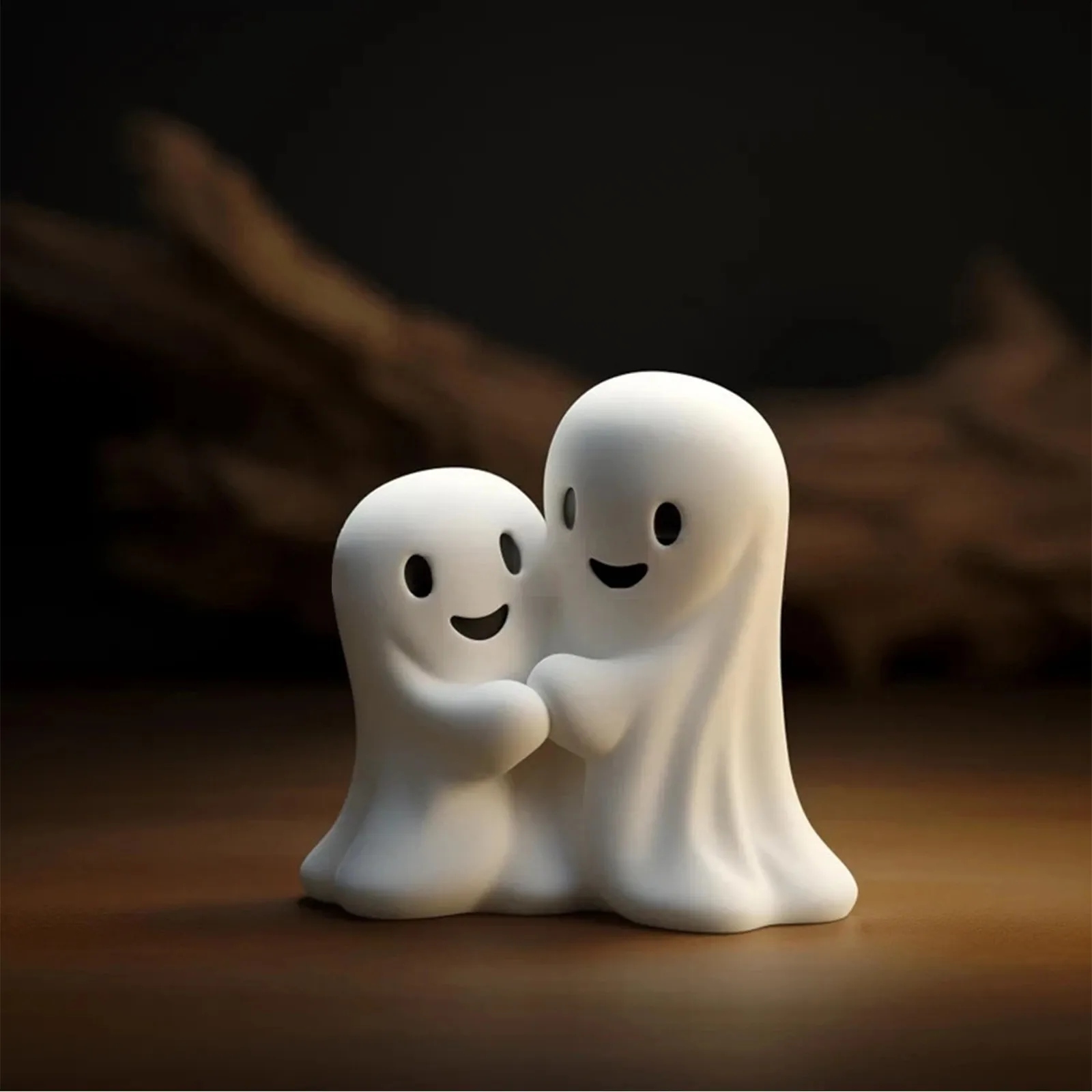 Halloween Cute Resin Ghost Miniture Ornaments Festival Atmopshere Supplies Home Office Desktop Decoration Product