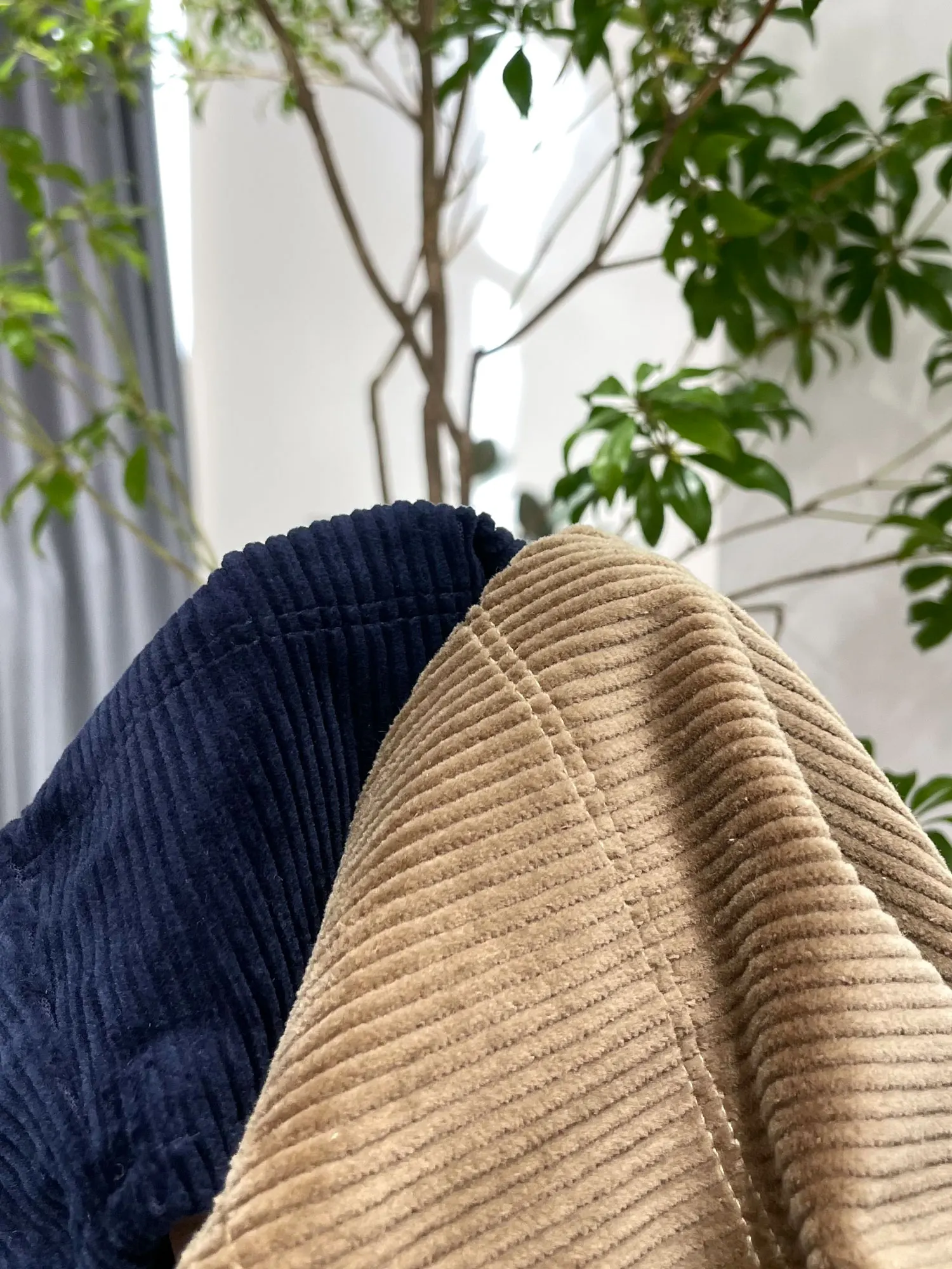 أصيلة Norxula الكورية Sle فضفاضة تناسب مرونة الخصر المخملية الجزرة السراويل عالية الخصر واسعة الساق بناطيل كاجوال للنساء #2