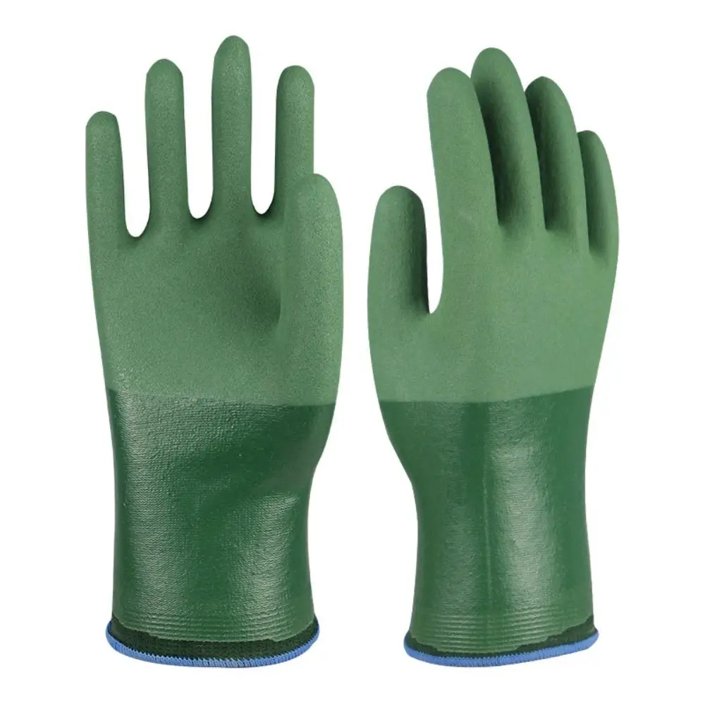 Versatile Thickened Nitrile Gloves Full Palm Anti-Slip Oil Resistant Gloves Wear-Resistant Oil Resistant Work Glove Automotive