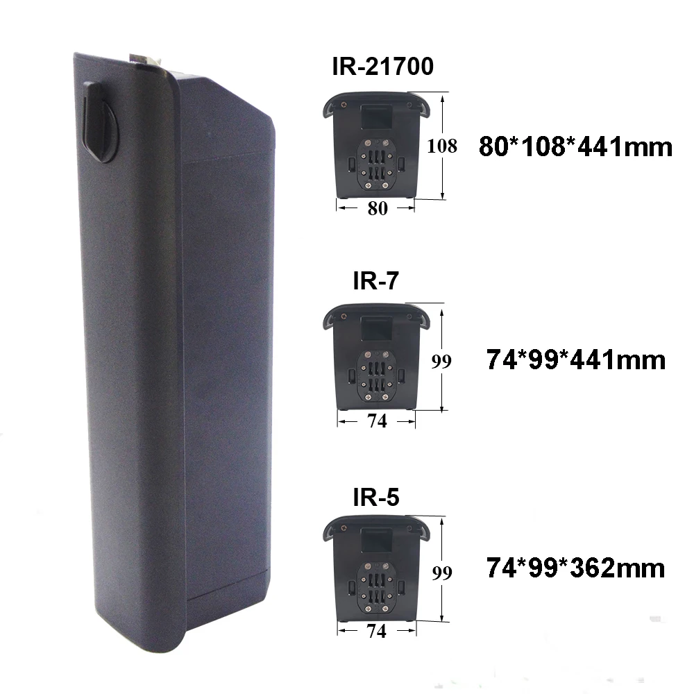 

Electric Bike Li-ion Battery 48V 10.4Ah 13Ah 15Ah 17Ah for AiliFe X26A X26B Reid Tracker 1 Tracker 2 AKEZ XN1P ETTRONE Fuoco