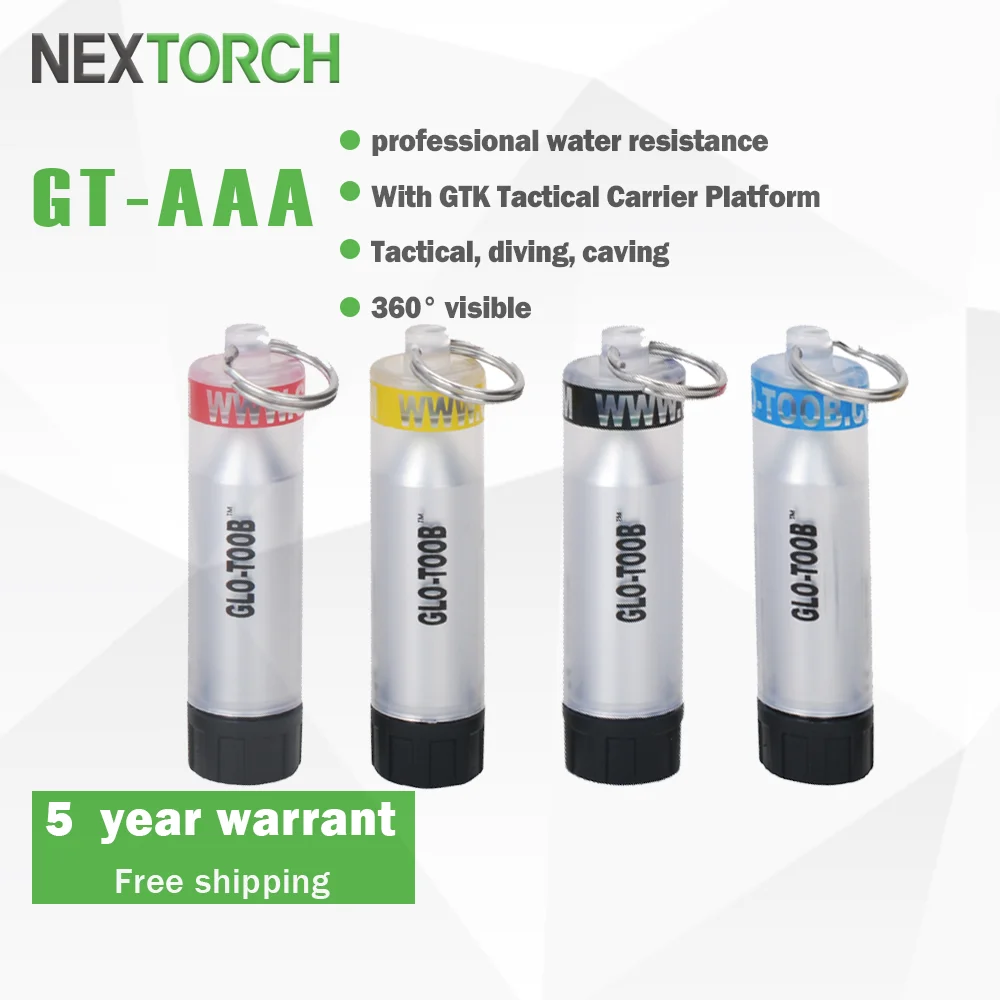 

NEXTORCH LED Signal Light GT-AAA Waterproof for Camping Boating Fishing Diving Multiple Color Options