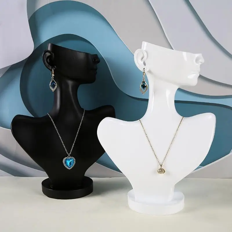 

Mannequin Jewelry Display Stand Necklace Earring Pendant Display Stand