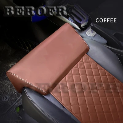 Universal Car seat Leather Leg Cushion Support Extension Cushion Soft Foot Support For Honda Driver Protector Mat