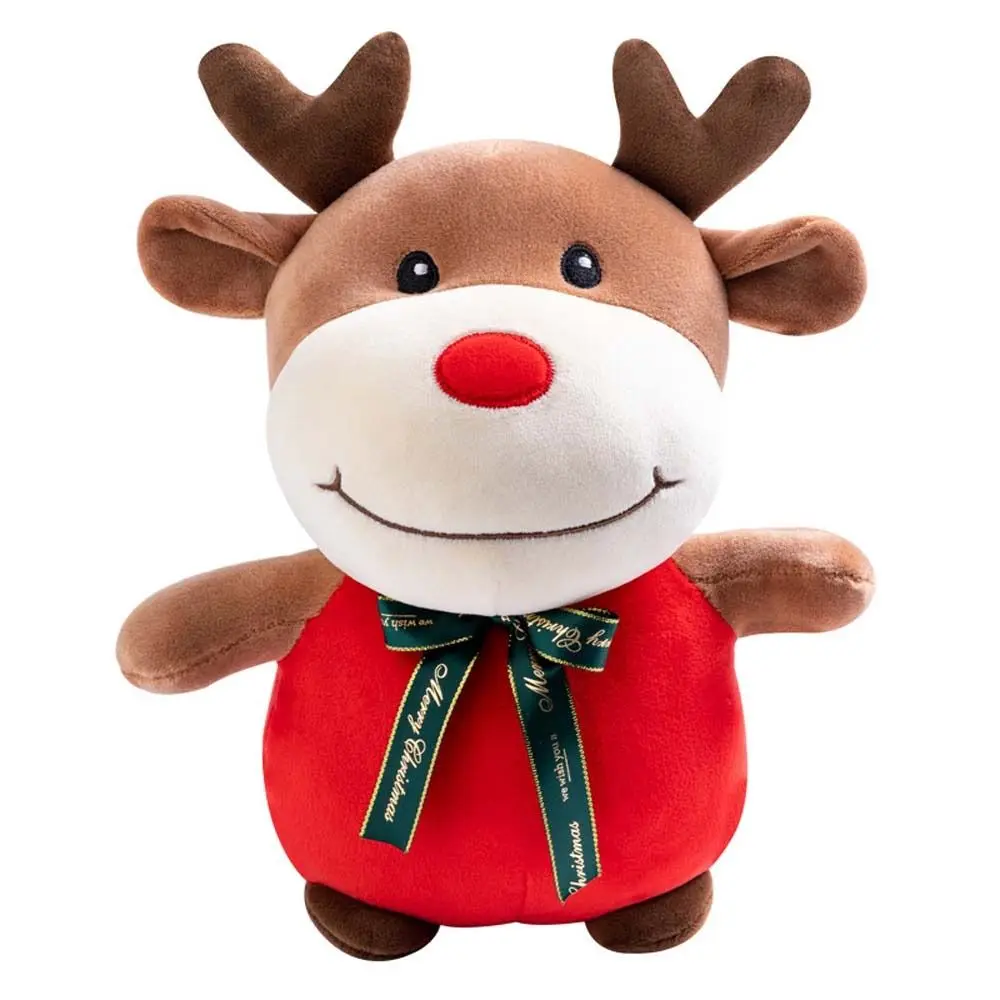 Ornamenten Kussen Rugbank Kussen Pluche Kussen Kerst Elanden Knuffel Herten Pluche Pop Dierenpop Kerstman Knuffel