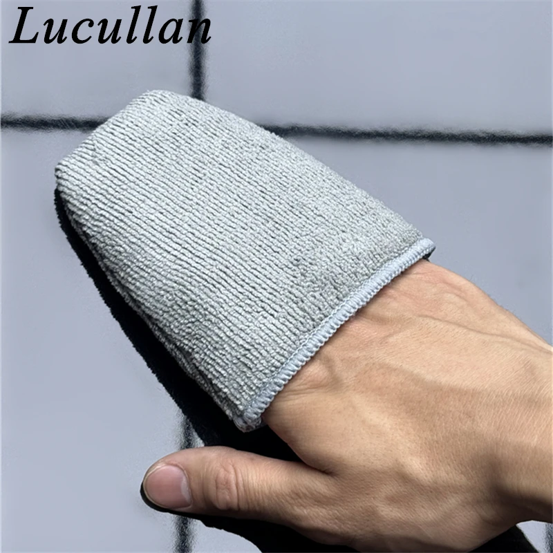 

Lucullan Finger Applicator Sponge Microfiber Fingertip Mitt For Ceramic Coatings&Tire Dressing Applying Sealants