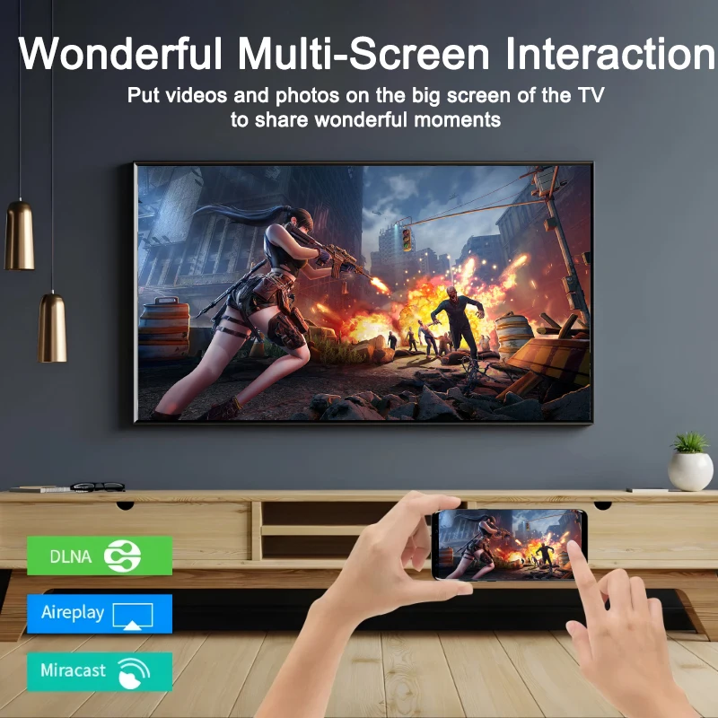 Q1 Smart tv box Android 10 Allwinner H313 con supporto Dual Wifi 2.4G e 5G Video HD 4K Lettore multimediale Voice BT 5.2 Set Top Box