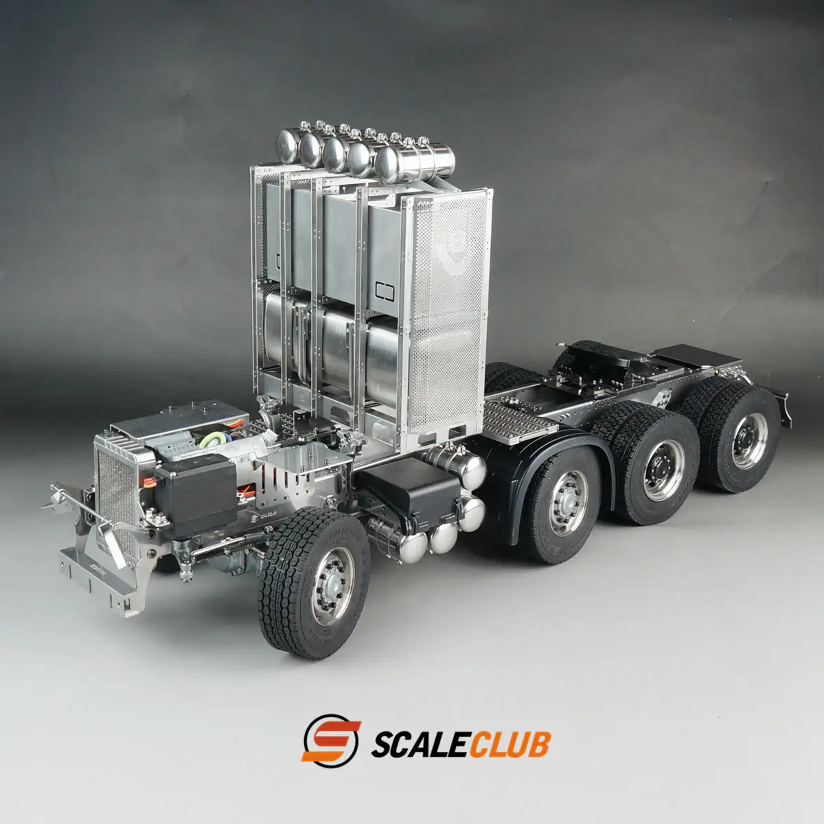 

SCALECLUB 1/14 RC Тракторный грузовик 8x8 Шасси Heavy Haulage SLT для Tamiya Scania 1/14 Модель RC Truck Series