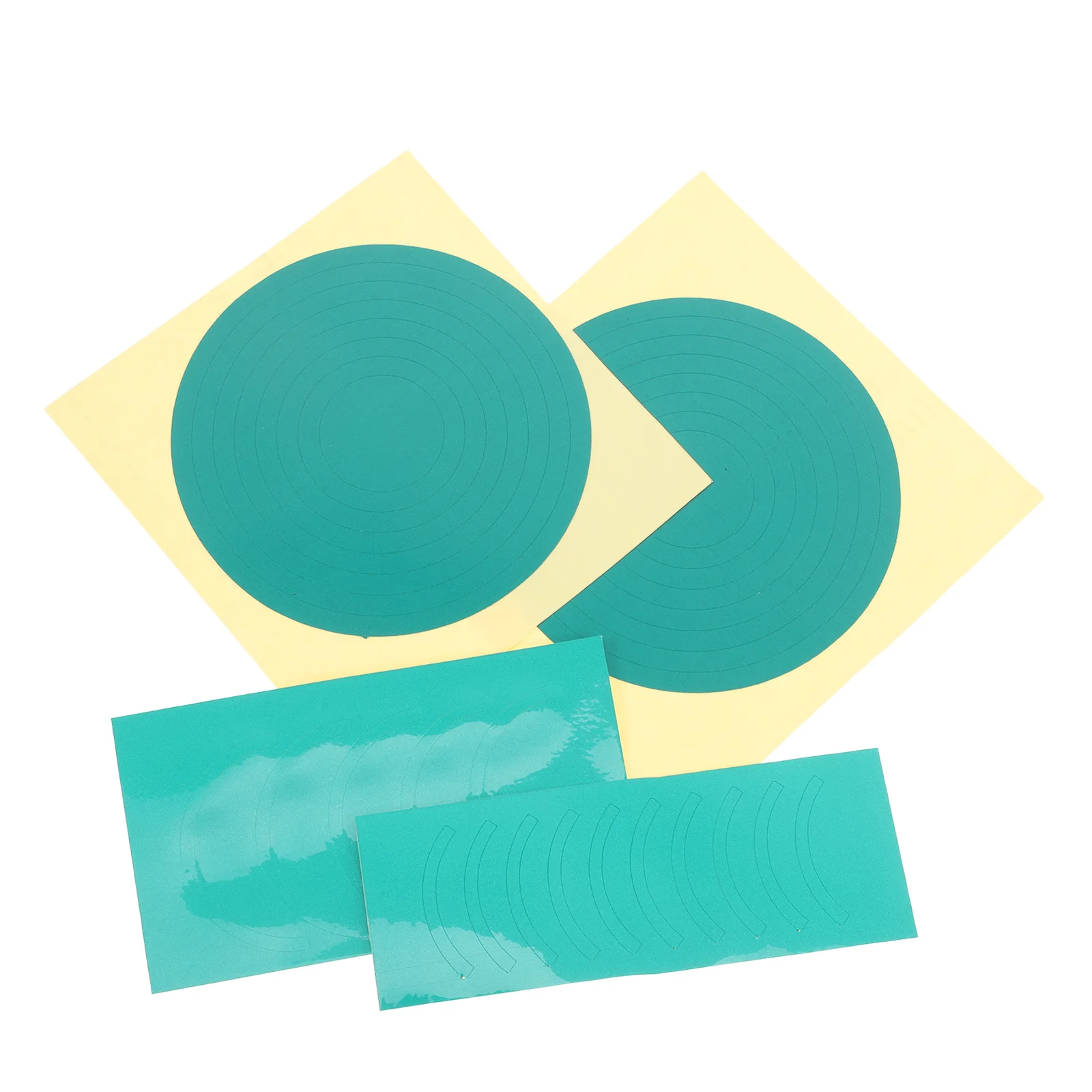 4 Stück Manometer-Identifikationsaufkleber, grün, reflektierend, wasserfest, selbstklebend, für Luft, Wasser, Manometer-Anzeige