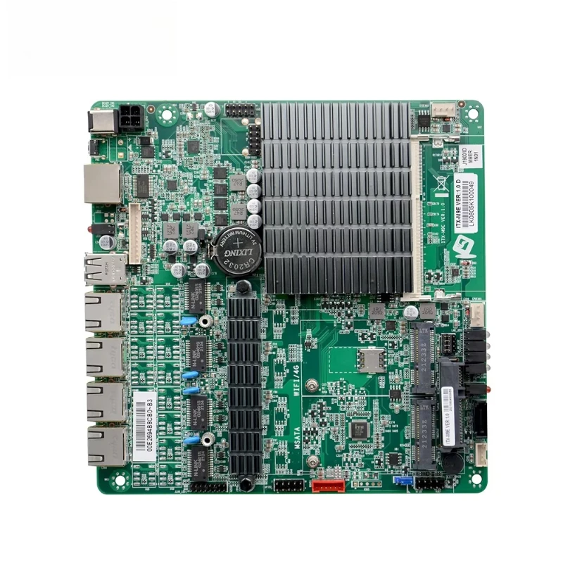 Серверные материнские платы Процессор Intel X86 J1900, четырехъядерный процессор DDR3L, 4 LAN Ethernet, материнская плата промышленного брандмауэра