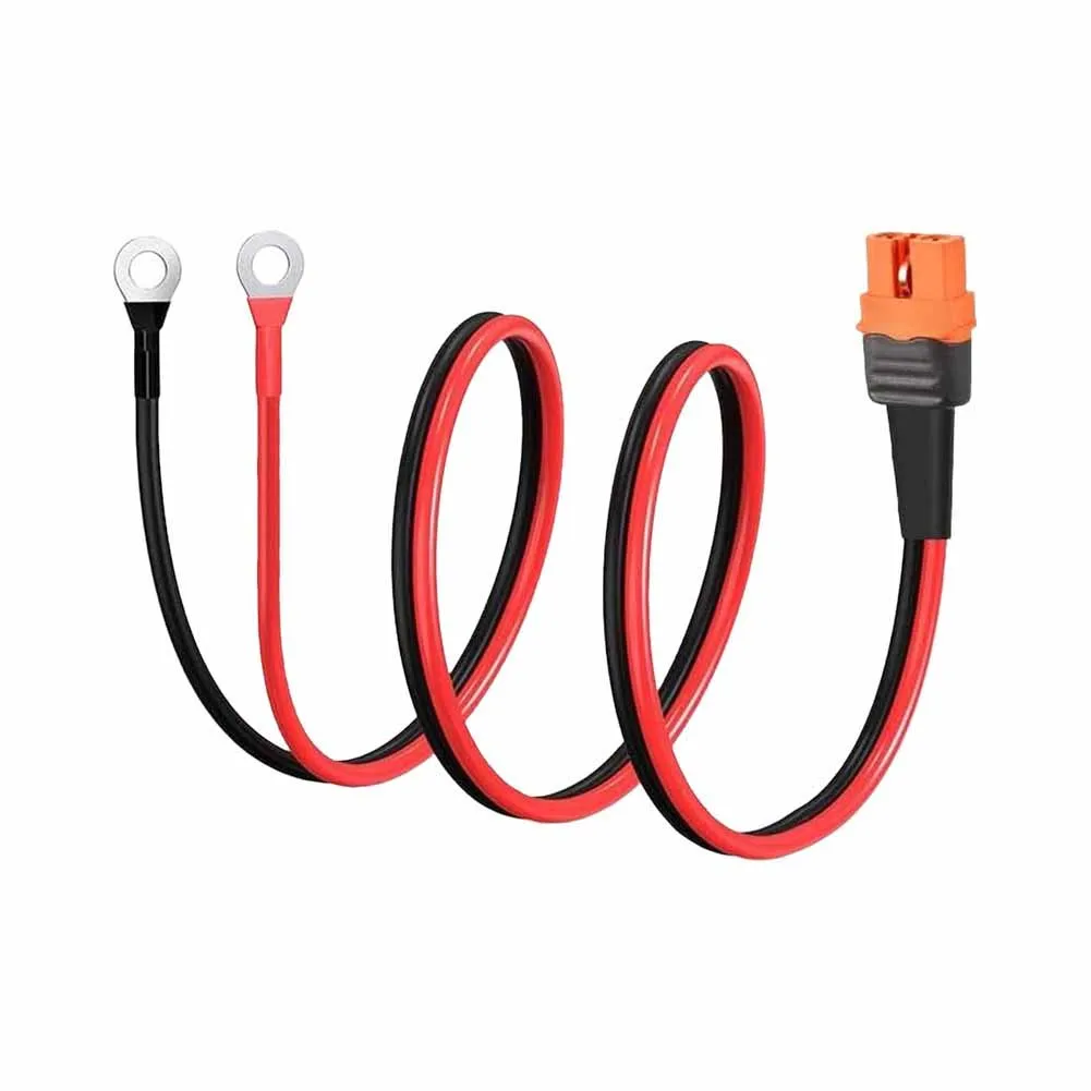 XT60IF Connector to O-Type Terminal Clamp Wire for For battery Integration in EV and UPS Systems 60cm 91.5cm 183cm
