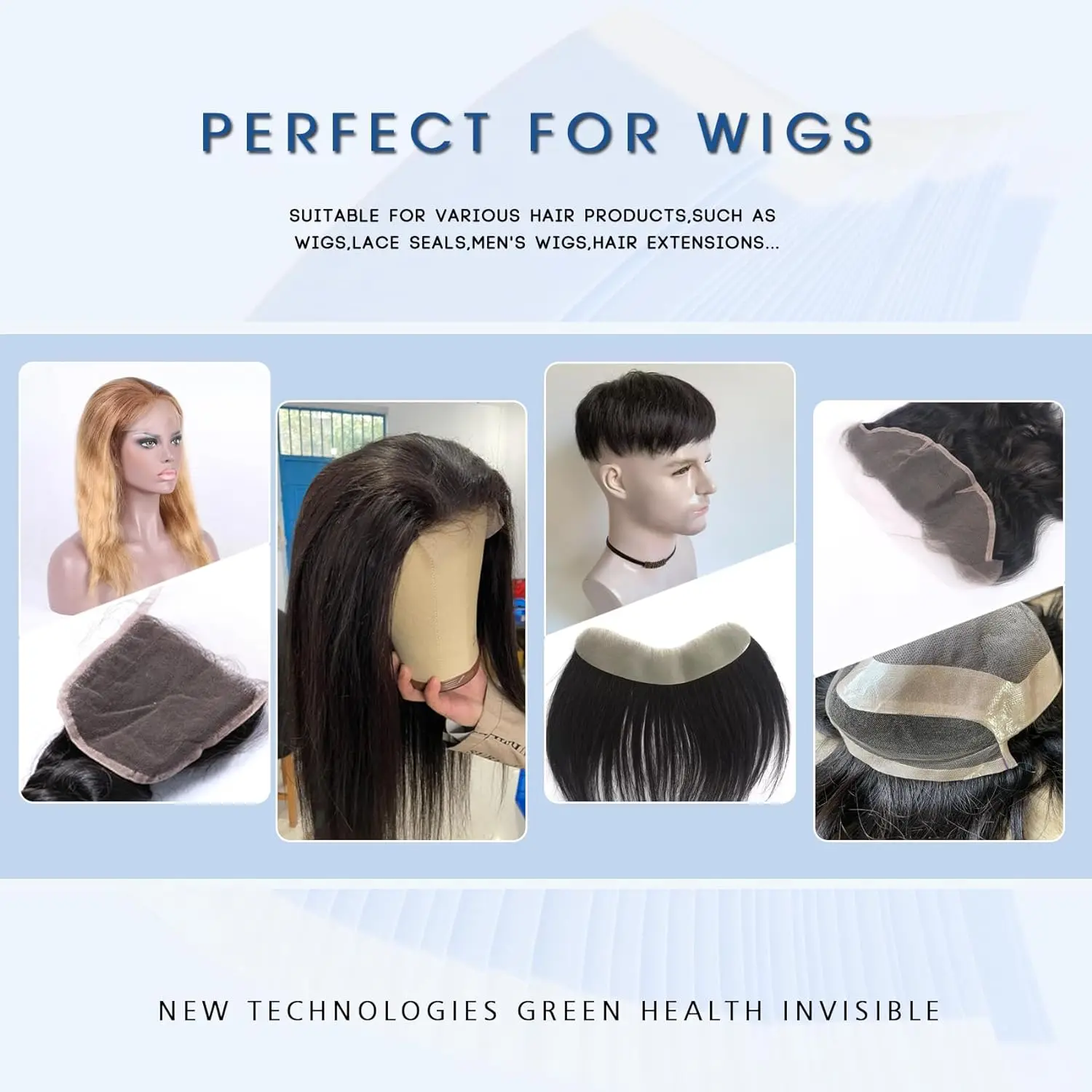 72/36pcs Double-Sided Waterproof Adhesive for Lace Wigs, C Curve Hair Bold Hold Tape for Wigs,Hair Pieces,And Extensions image 5
