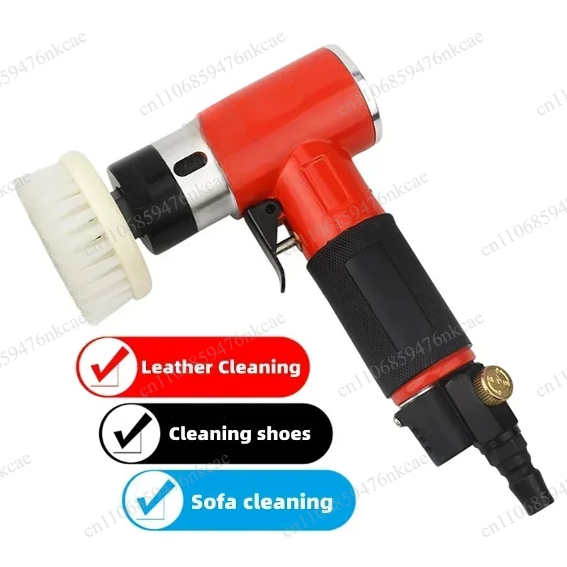 Nylon Wire Pneumatic Brush Sofa Car Seat Interior Cleaning Tool Leather Sofa Pneumatic Brush Cleaning Machine