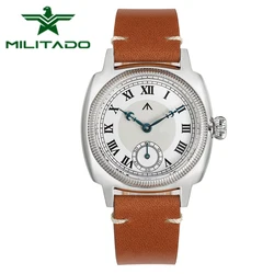 MMilitado 1926 Oyster Tribute Quartz Watch VD78 Movement Domed Sapphire Luminous 100M Waterproof Watches Retro Wristwatch ML03