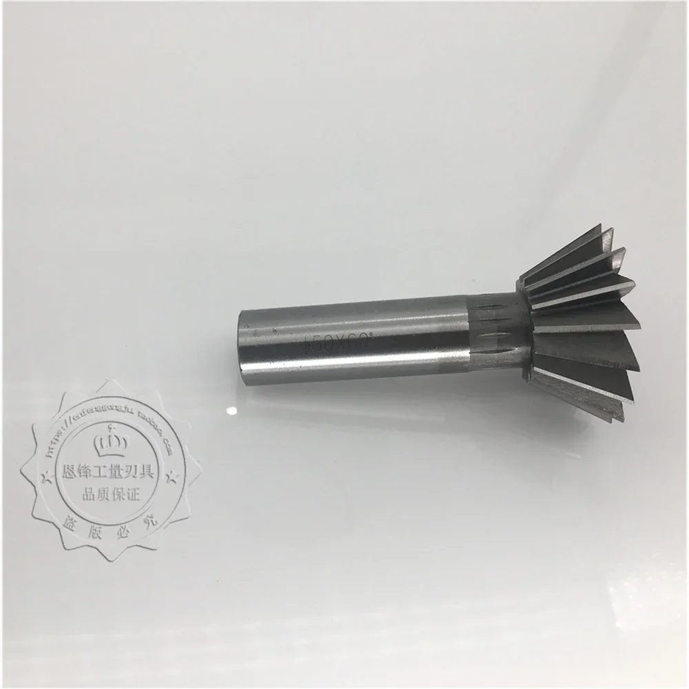 Dovetail groove milling cutter High speed steel 16 * 45  50 55  60  70  75  80 °straight shank non-standard customization