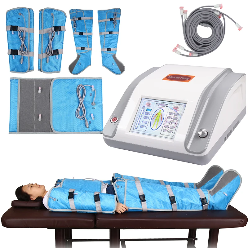 Machine amincissante portable 2 en 1, pression d'air, perte de poids, proximité lymphatique, chauffage par drainage, pressothérapie, massage corporel pour salon