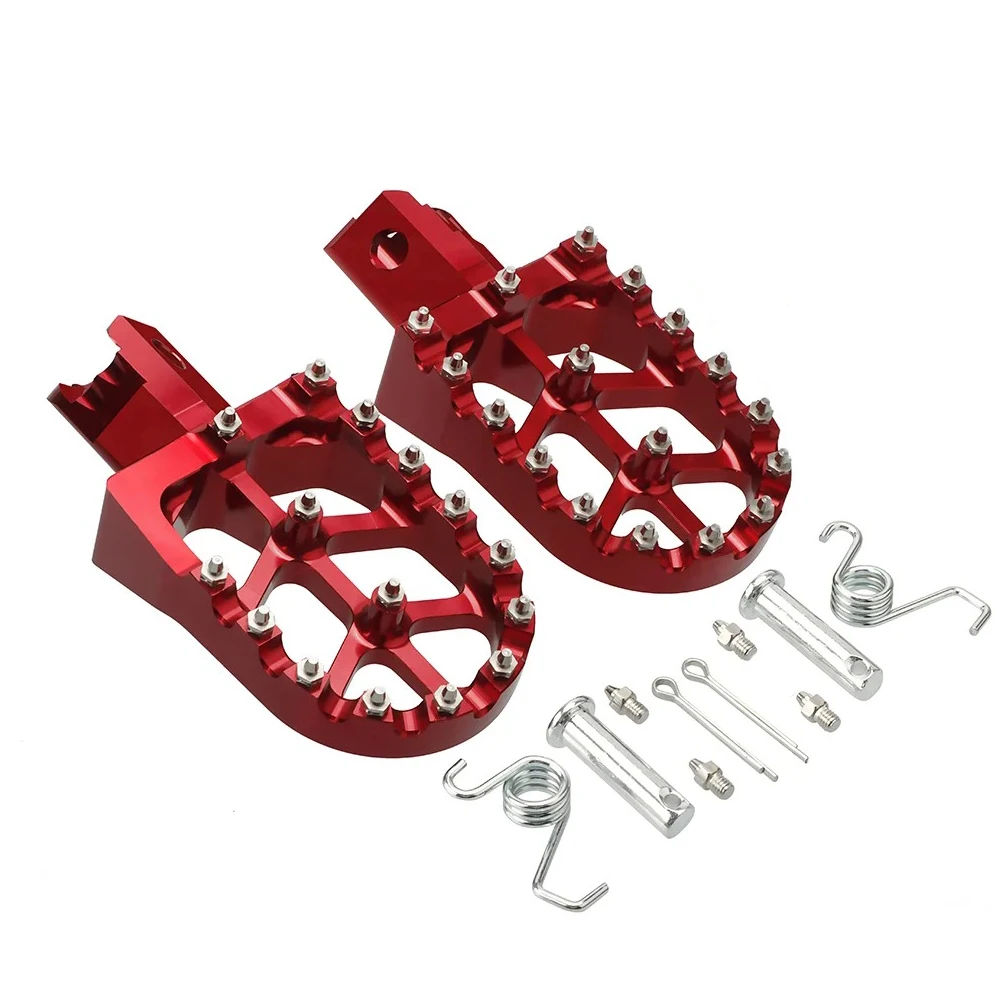 AliExpress NONE Motorcycle CNC Footpegs Universal For HONDA CRF XR 50 70 110 M2R SDG DHZ SSR KAYO Pit Bike Colorful Footrest Motor modification