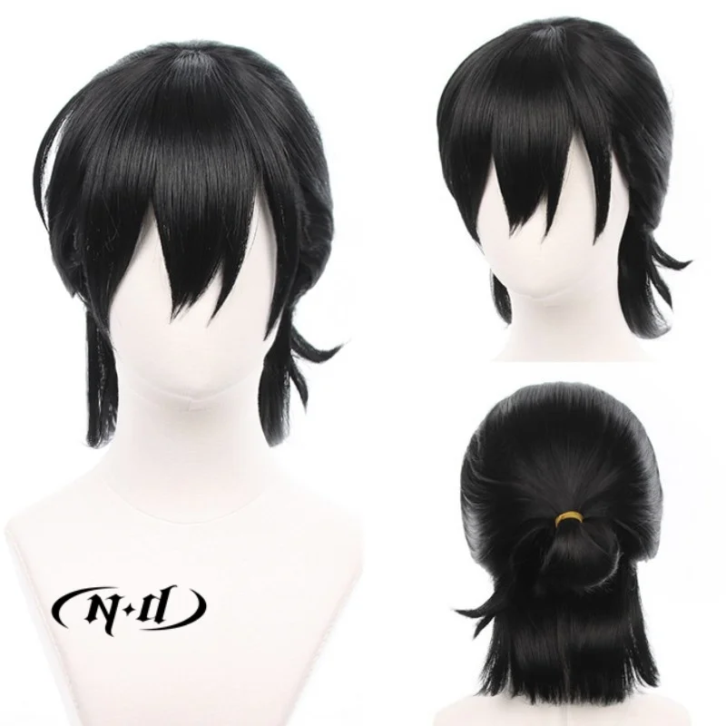 

ND Shinpei Ajiro Cosplay Wigs Hairpiece Summer Time Rendering Anime Cosplay Hair Wigs for Comic Con Coser Heat Resistant