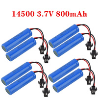 For C2 D828 3.7V 800mAh 14500 Lipo Battery For RC TOYS Rechargeable car Baot Tank Gun Truck Train Motorcycles 3.7V Battery