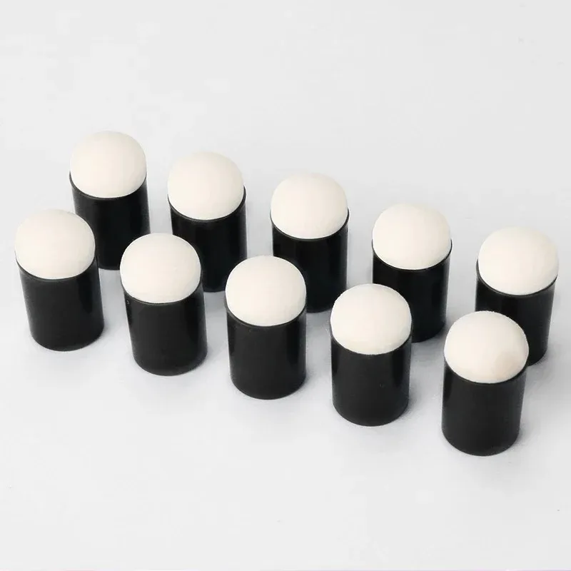 10 Stück Schwamm-Fingerlinge zum Ausmalen des Gesichts und Malwerkzeuge, DIY handgefertigte Malerei-Press-Fingerlinge für Kinder