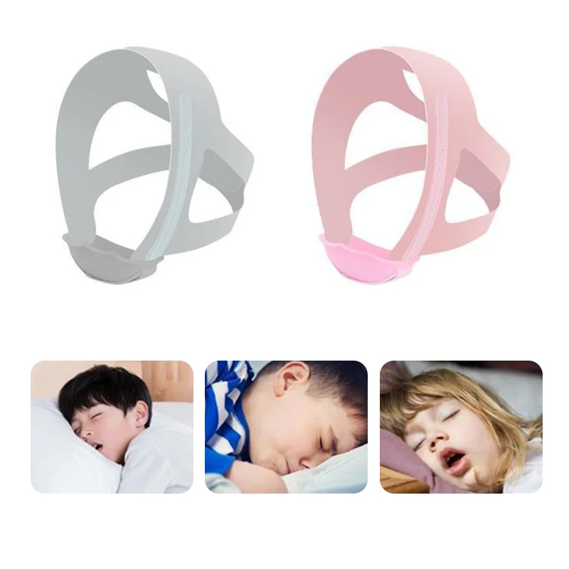 

Adjustable Anti Snore Chin Belt Strap For Adults Children Mouth Breathing Correction Elastic Band Improve Sleeping Care Tool