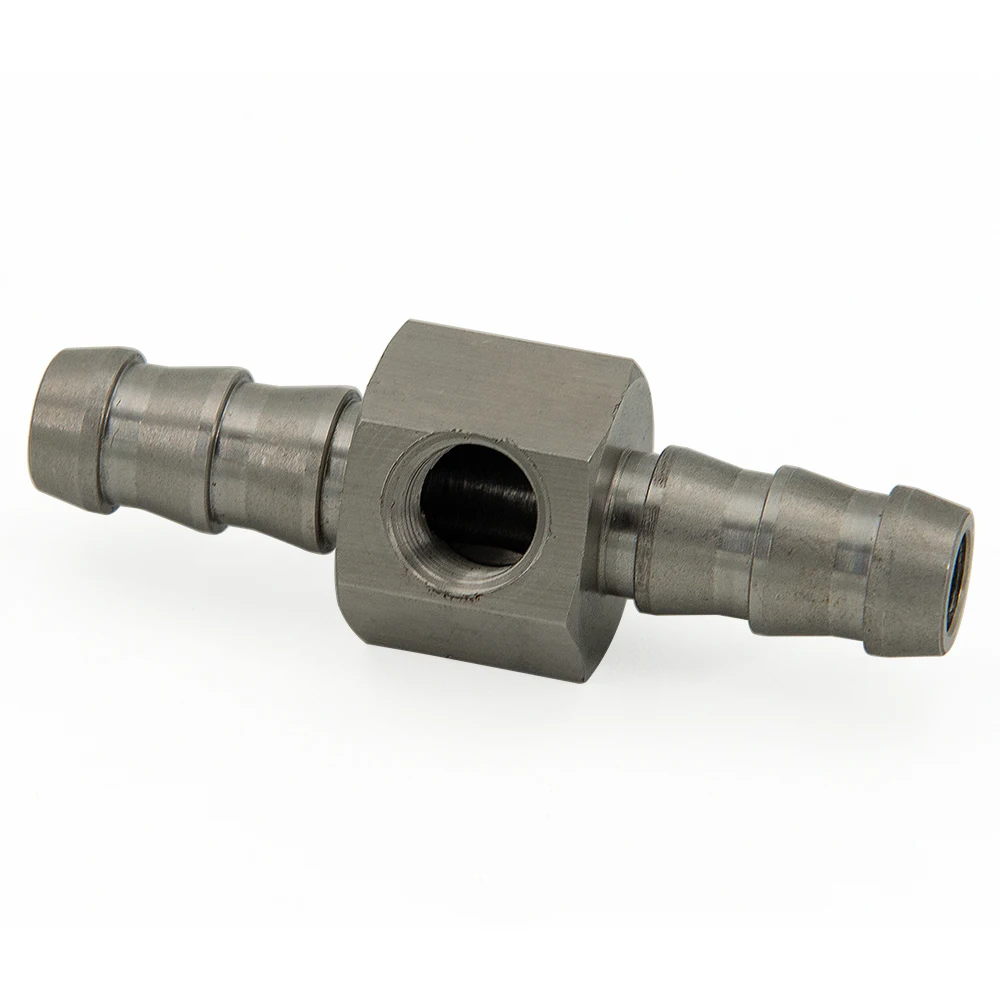

AZ-1/8NPT Oil Pressure Sensor Tee To 1/2 or 3/8 Adapter Turbo Supply Feed Line Gauge NPT Male Famale Joint Connector Accessories